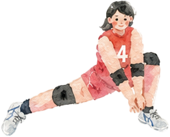 バレーボールのイラスト